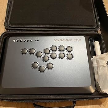アケコン レバーレス VARMILO FK2 Black 不屈 VARMILO FK2(不屈) ブラック ラピッドトリガー搭載レバーレス